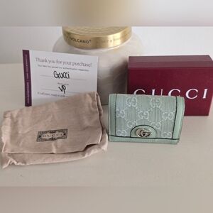 NWOT Gucci Ophidia GG Card Case Wallet